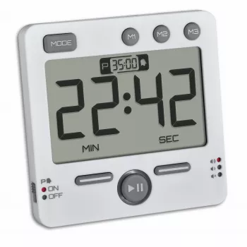 Minuteur numérique TFA Dostmann 99HOURS blanc 38.2049.02