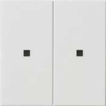 GIRA 510703 Élément de commande KNX RF 2 postes System 55 blanc pur