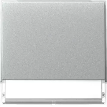 Bouton bascule Gira TX_44 aluminium pour bouton-poussoir, montage encastré 329965
