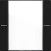 Ensemble de boutons bascule 1 poste Gira pour Tastsensor 4, blanc pur brillant 5771005