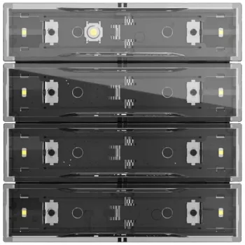 Capteur tactile Gira Tastsens.4.70 Standard 4f KNX 531400 - capteur tactile KNX 4 postes, blanc pur brillant