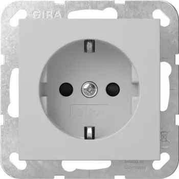 Prise SCHUKO Gira avec éclairage d'orientation LED, blanc pur 4755015