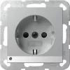 GIRA 417026 Prise SCHUKO avec éclairage d'orientation LED, System 55