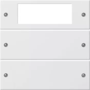 Ensemble de boutons bascule Gira System 55 2 postes blanc pur 219203