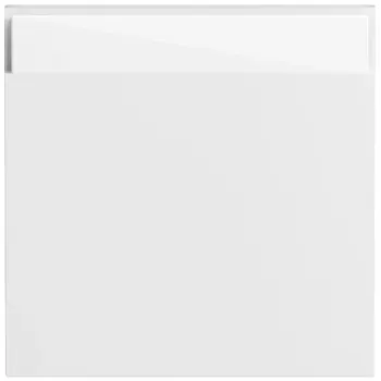 Cache-interrupteur Gira 329970, blanc pur brillant, System 55