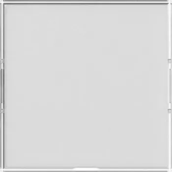 Cache-interrupteur Gira System 55, blanc pur brillant, bouton simple, à clipser 367600