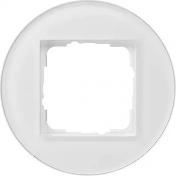 Cadre de recouvrement GIRA Studio G 1 poste, blanc pur brillant (211130)