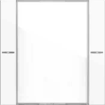 Ensemble de boutons GIRA 577103 1 poste pour Tastsensor 4, blanc pur brillant