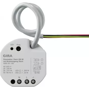 Gira actionneur de variation 1 voie 200 W encastré KNX Secure 506500