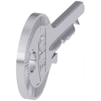 Siemens SIRIUS ACT Clé pour interrupteurs à clé, numéro de fermeture S1, métal, argent 3SU19500FD800AA0