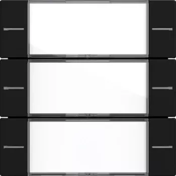 GIRA 5773005 Ensemble de boutons bascule 3 postes pour Touch Sensor 4, blanc pur