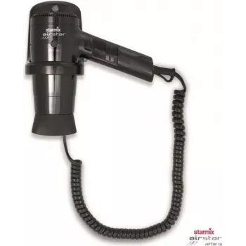 Starmix sèche-cheveux à main HFTW 16 avec support mural, noir 012964