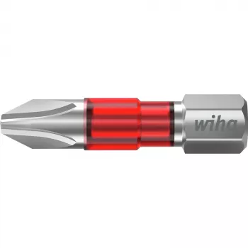 Wiha 7011TY Embouts tournevis Phillips PH2 x 29 mm, lot de 25, hexagonal 1/4 inch 42539
