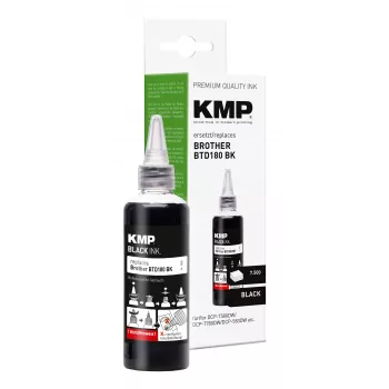 KMP Refill Ink for Brother BTD180BK Black 110 ml (1555,0001)