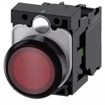 Bouton-poussoir lumineux Siemens SIRIUS ACT appareil complet plastique rouge 3SU1102-0AB20-1BA0