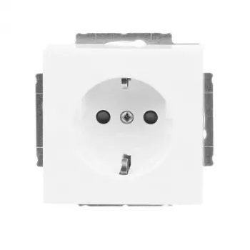 Module de prise SCHUKO Busch-Jaeger 2CKA002013A5430 20 EUCNB-84, studio blanc