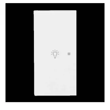 Busch-Jaeger future® linear Cache à double bascule avec symbole lumineux, gauche, blanc studio 2CKA006220A0949