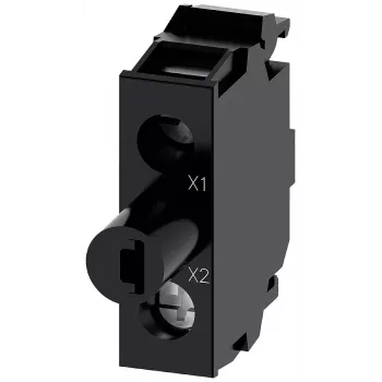 Module LED Siemens 3SU14012BB501AA0 avec LED intégrée, 24 V AC/DC, bleu