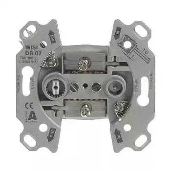 Busch-Jaeger 0231-102 Antenna Socket Insert, 2-Hole Loop-Through 2CKA000230A1555
