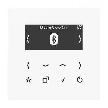 Radio intelligente DAB+ avec Bluetooth JUNG DABLSBTWW, blanc alpin