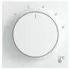 Plaque centrale ronde avec inscription 1-6 BUSCH-JAEGER, blanc studio, 2CKA001710A4207