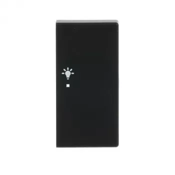 Busch-Jaeger Cache de touche, noir mat, 1 poste, pour 6231-22-885 6220-0-0509