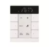 Busch-Jaeger Thermostat d'ambiance avec capteur de CO2 et d'humidité, 6 postes, SBC/U6.0.11-84 (2CKA006330A0009)