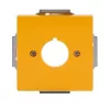 Plaque centrale Busch-Jaeger future® linear, cache, jaune, 1 poste, pour mécanismes à bascule, 2CKA001724A4382