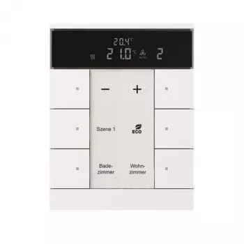 Thermostat d'ambiance BUSCH-JAEGER SBR/U6.0.11-84, commande 6 voies, KNX 2CKA006330A0003