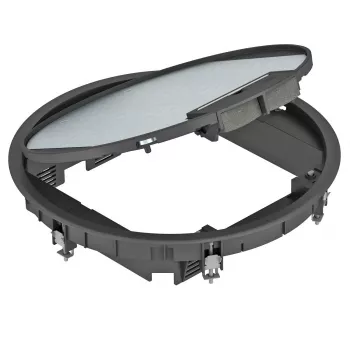 Insert universel pour appareils OBO Bettermann GESR9 U 9, 9 modules, acier galvanisé à chaud, 7405532