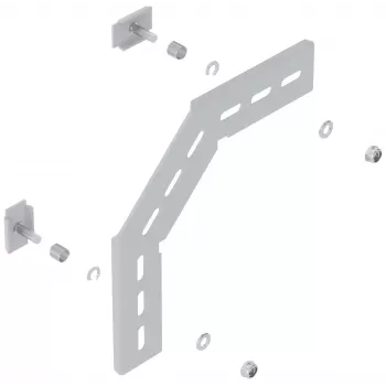 OBO Bettermann équerre de montage 90° pour chemin de câbles C-Grid MW 90 SL1 (6017347)