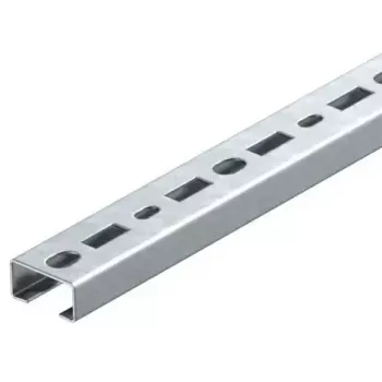 Rail profilé C perforé OBO Bettermann CML3518P0150FT, 150 mm, acier galvanisé