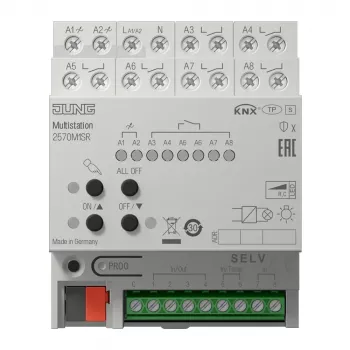 Multistation KNX IP JUNG 2570M1SR, rail DIN, 4 TE, Secure