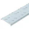 Plaque de recouvrement en tôle striée OBO Bettermann DBKR 100 FS pour chemins de câbles praticables, 100x3000 mm, acier, galvanisé en bande (6049119)