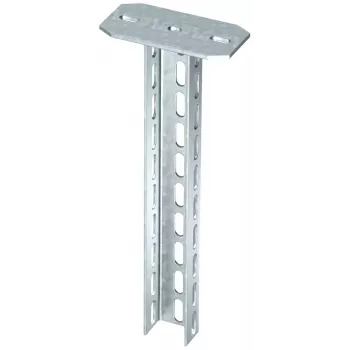 Support en U OBO Bettermann avec plaque de tête 800 mm, Heavy US 7 K 6339131