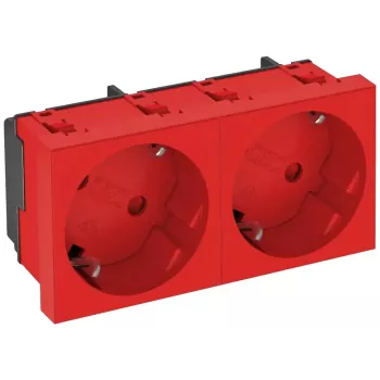 OBO Bettermann Vertr prise 33°, 2 postes SCHUKO STD-D3S SRO2 6120109