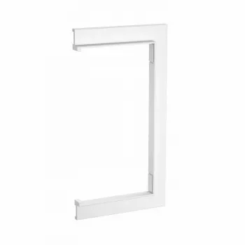 Cadre de recouvrement mural OBO BETTERMANN Rehau SIGNA BASE 70x130 mm, RAL 9010 blanc pur (6132801)