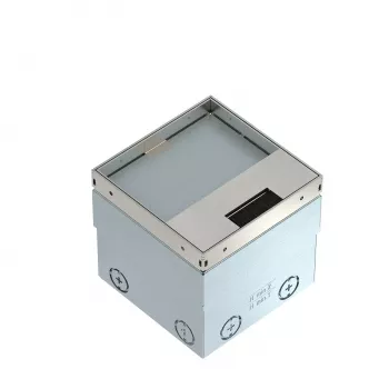 Boîte de sol OBO Bettermann UDHOME2 140x140x110 acier inoxydable/noir 7368353