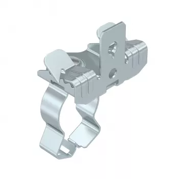 Collier de fixation avec support de tube OBO SCVPC 3-7 D25, sous poutre, 20-25 mm, acier galvanisé à chaud 1488621