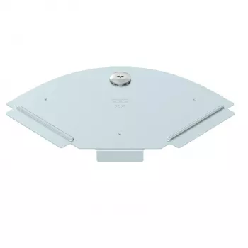 Couvercle OBO BETTERMANN RBD 90 100 DD pour coude 90°, 100 mm, acier galvanisé à chaud 6036950
