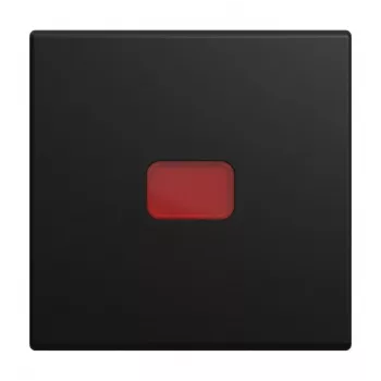 Bascule Busch-Jaeger Busch-balance SI avec voyant rouge, noir mat 2CKA001731A4045