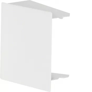 Pièce d'extrémité HAGER LFS6006069016 pour goulotte 60x60 mm, tôle d'acier, blanc trafic