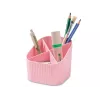 Pot à crayons HAN X-LOOP rose pastel 4 compartiments 111x111x105 mm 17238-886D
