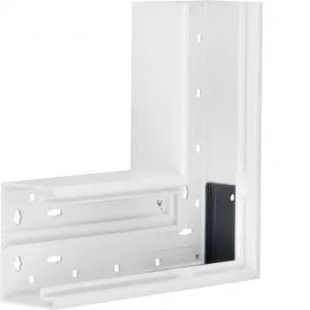 Angle plat HAGER BR6510059016 blanc trafic 100x65 mm