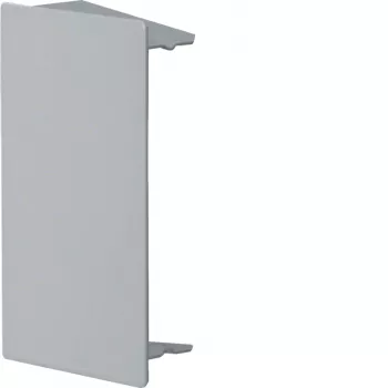 Pièce d'extrémité Hager LFS601006VERZ en acier galvanisé pour goulotte 60x100 mm