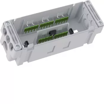 Boîte de dérivation Hager GKVD26WK01 pour systèmes de goulottes 2x 5G2.5 + 6x 3G1