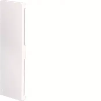 Pièce de finition HAGER BR652106D9016 blanc trafic RAL 9016 pour goulotte 65x210 mm