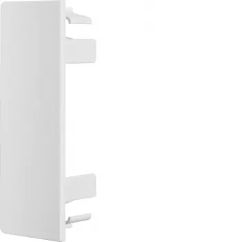 Embout Hager LF4011069016 sans halogène pour goulotte 40x110 mm, blanc pur
