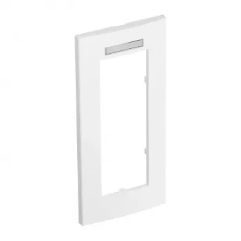 Cadre de recouvrement OBO Bettermann Modul 45, 3 postes, blanc pur (AR45-BSF3 RW) 6119387