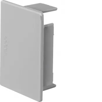 Pièce d'extrémité sans halogène, gris clair, 60x60 mm HAGER LF4006067035